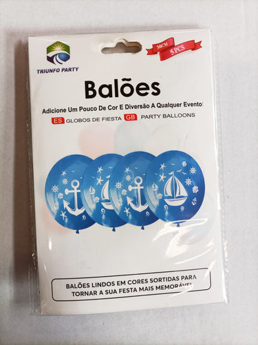 Kit Balão Náutico- 5 pçs